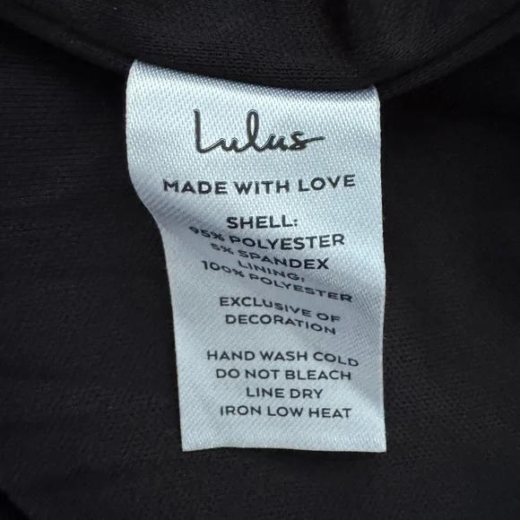 Lulus Impressive Impact Black 3D Floral Pleated Sleeveless Maxi Dress, XL,‎ NWT - Picture 14 of 17